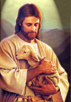 Christ and lamb