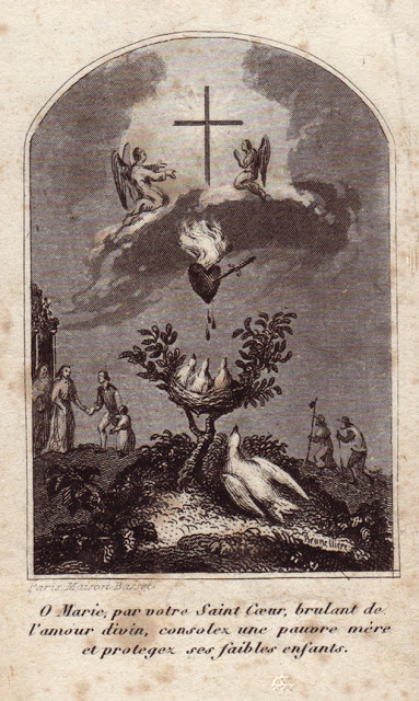 O, Mary, through your holy heart, burning with divine love, console one poor mother and protect her frail children. Maison Basset