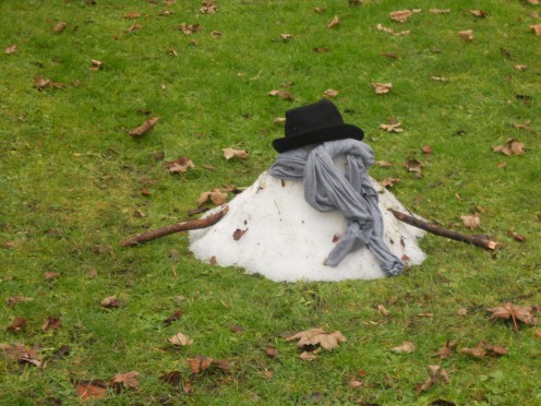 Unfortunately Snow Men do not last forever so enjoy your Snow Man while you can  before he/she thaws out.