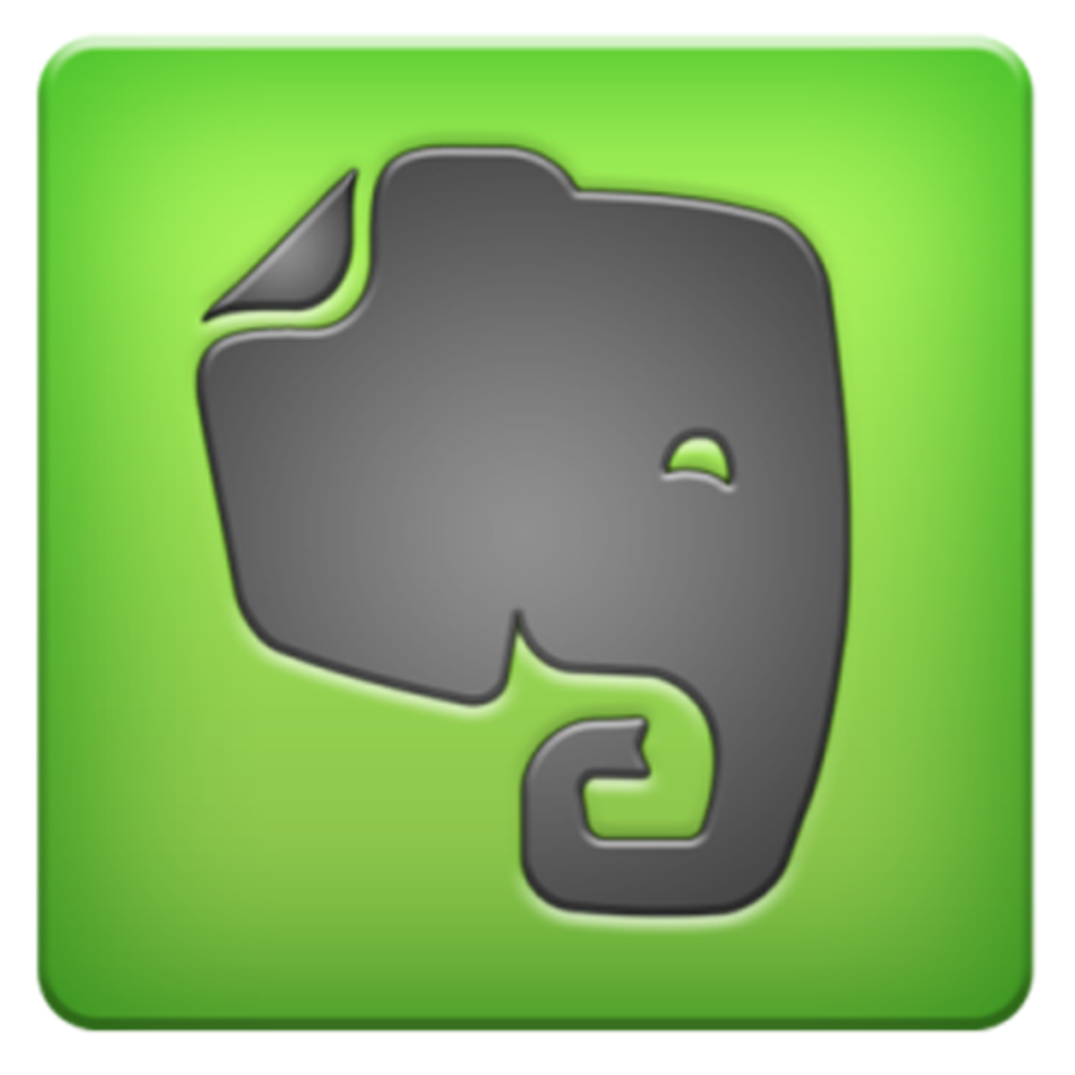 Evernote for iPhone 5 logo