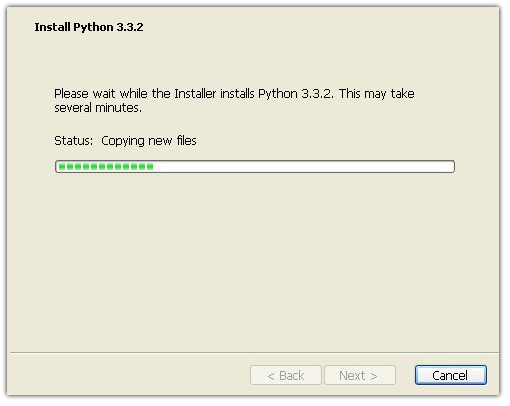 Installing Python.