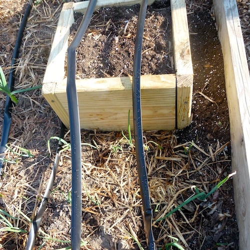 Increase the loose soil depth with a simple box.