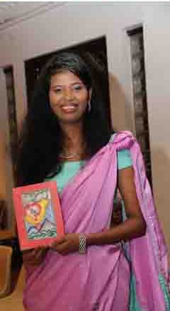 I'm holding my first story book written in poetry :)