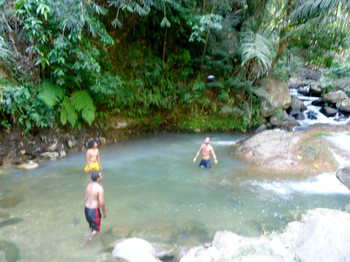 Natural Hot Springs at Bajawa in Flores, Indonesia