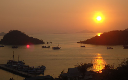 Sunset over Labuan Bajo, Flores