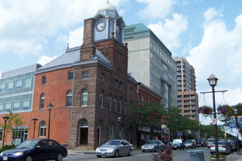The Dominion Building on Queen St. E in Brampton, Ontario