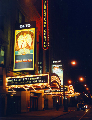 Playhouse Square theaters just a few hundred feet from The Halle Building