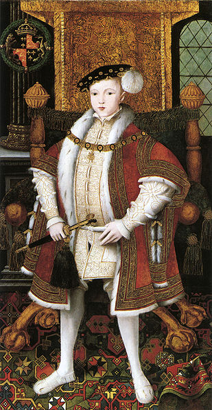 Edward VI before his death in 1553