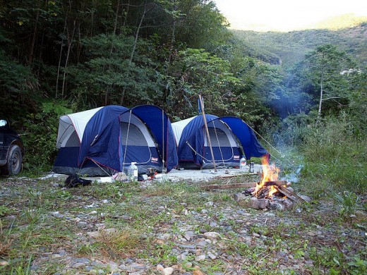 Flickr image of campsite
