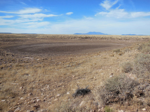 Sinkhole Tank Southeast of the San Francisco Mountains.