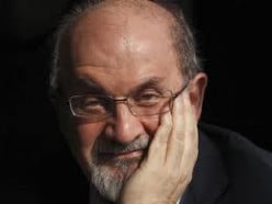 The author Salman Rushdie