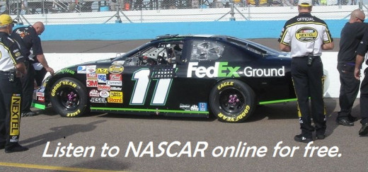 There are many ways to listen to the NASCAR race online, on the radio or on your mobile device.
