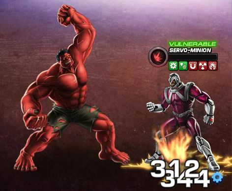Red Hulk Smash Servo Guards
