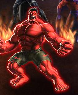 Red Hulk is burning with rage