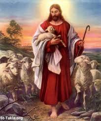 The Good Shepherd guides His sheep to greener pastures. He watches over His flock and knows each by name. His life belongs totally to them. 