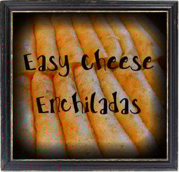 Authentic Mexican Cheese Enchiladas are easy to make and delicious to eat!