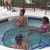 Some of the ladies enjoy relaxing in the Jacuzzi.