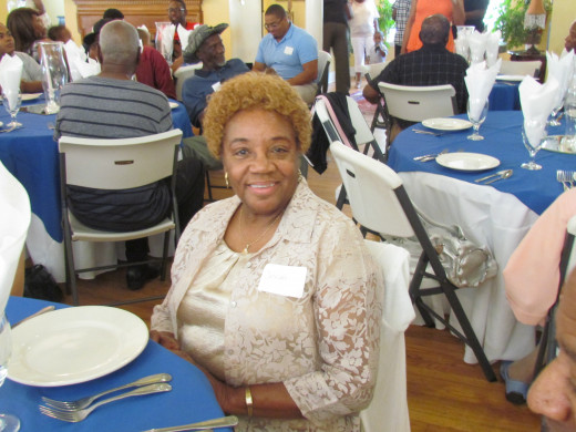 My sister Deloris, was happy to be with family members as well for this event.