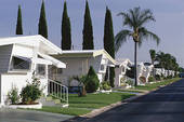 mobile homes in trailer park
