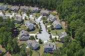modern middle class suburbia