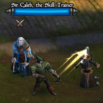 Sir Caleb, the skill trainer