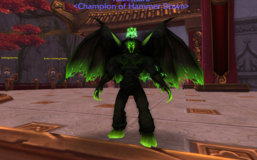 The Green Fire also affects your Metamorphosis form!