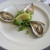 Loch Gruinart oysters with salad and lemon