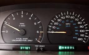 Lower left corner shows odometer display. You look here for the trouble codes.