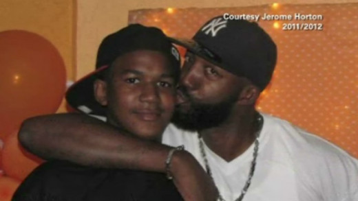 Trayvon and father