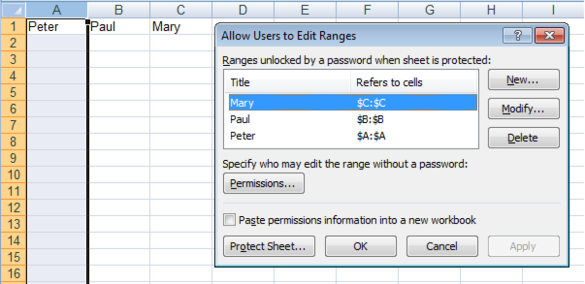 Allow Users To Edit Ranges In Excel For Mac