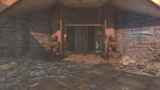 Dragon Statues in the Spawn Room