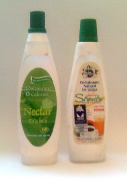 Two South American brands of liquid stevia extract.
