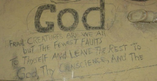 Many prisoners found religion late in life while incarcerated at Burlington Prison
