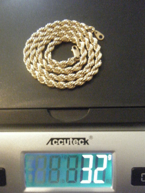 The beautiful 32g chain we sold.
