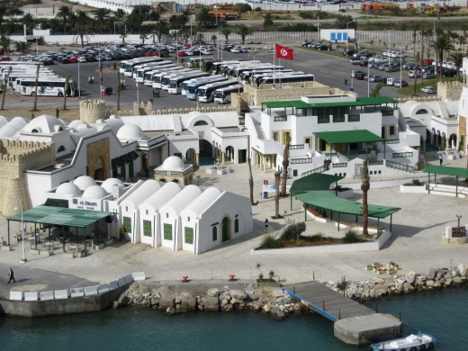 La Goulette, Tunisia cruise ship disembarkation area