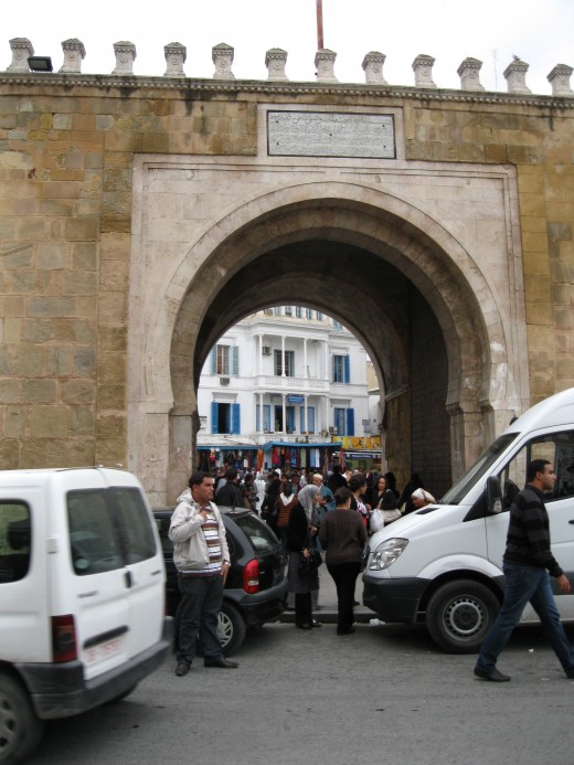 Entrance to Medina, the old section of Tunis, the city where Ibn Khaldun was born