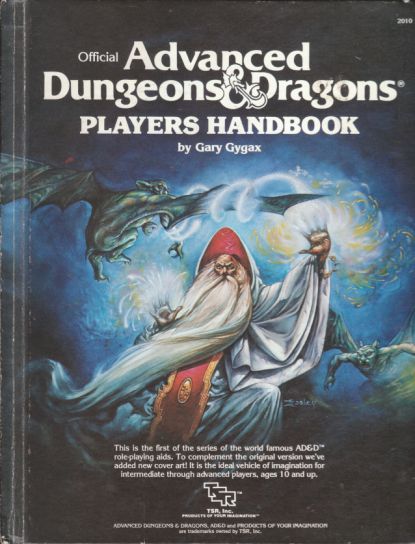 AD&D 1st edition Players Handbook