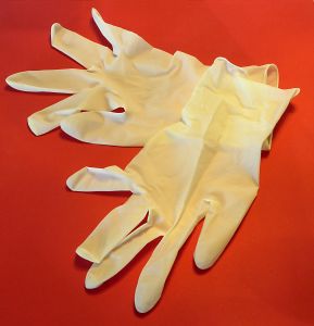Who knew that Latex Gloves could be deadly by contact and by inhalation? Proteins in the latex cause the allergic reaction.