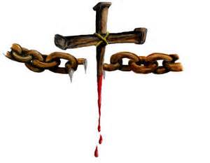 Divine order is re-established at the cross, and the chains of disorder and chaos are broken