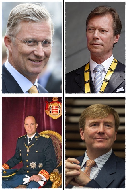 Europe's four youngest monarchs.