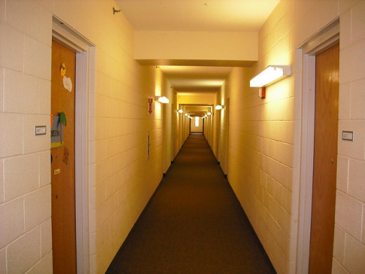 Dorm hallway