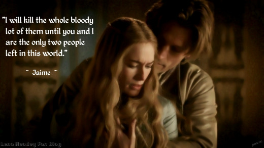 Cersei and Jamie Lannister
