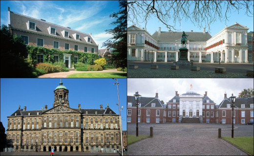 Villa Eikenhorst, Noordeinde Palace, Royal Palace of Amsterdam, Villa Ten Bosch