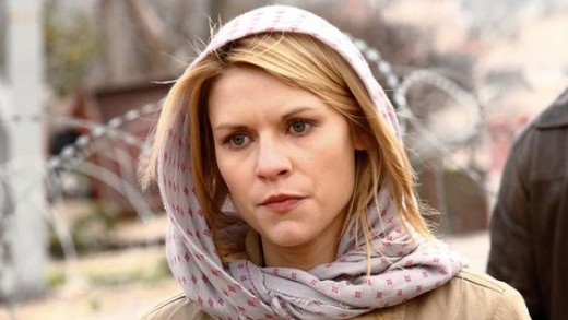 Claire Danes in Homeland.