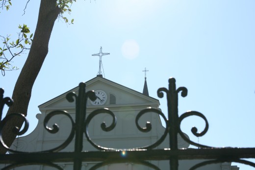 Cathedral fence and roof