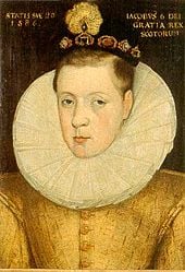 The 20 year old James VI of Scotland