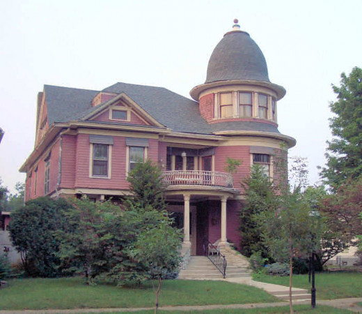 The Queen Anne style Jefferey Ferris House was built in 1896