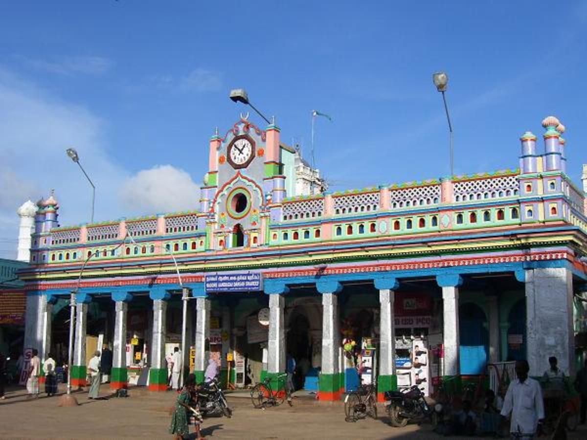 Nagore Dargah, a popular pilgrimage center of Muslims in South India