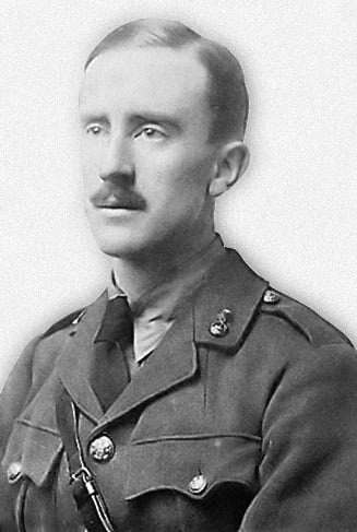 J.R.R. Tolkien in 1916, at age 24.