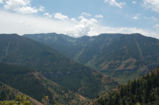 Uinta-Wasatch-Cache National Forest, Mount Naomi Wilderness, Wellsville Mountains, Wind Cave Trail